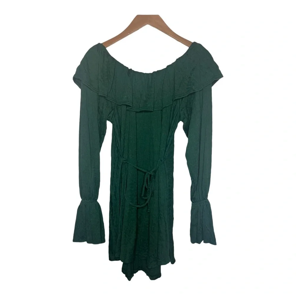 Free People Beach Green Hayden Mini Dress XS NTW